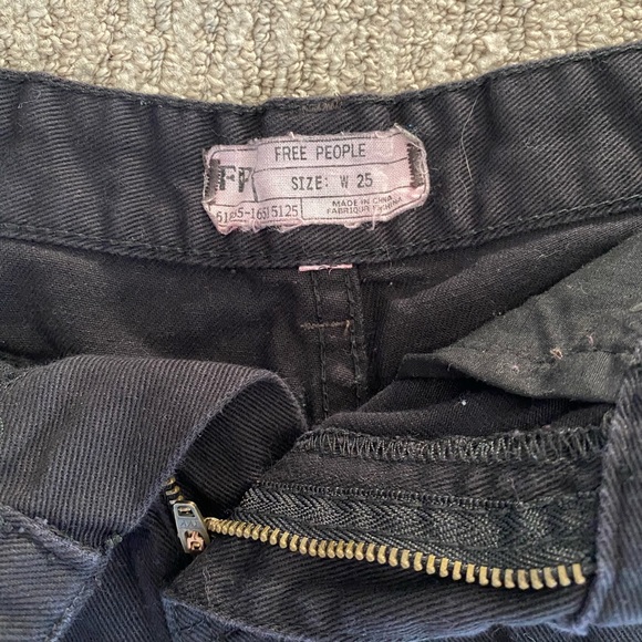 Free People Black Jean Shorts - Picture 3 of 3